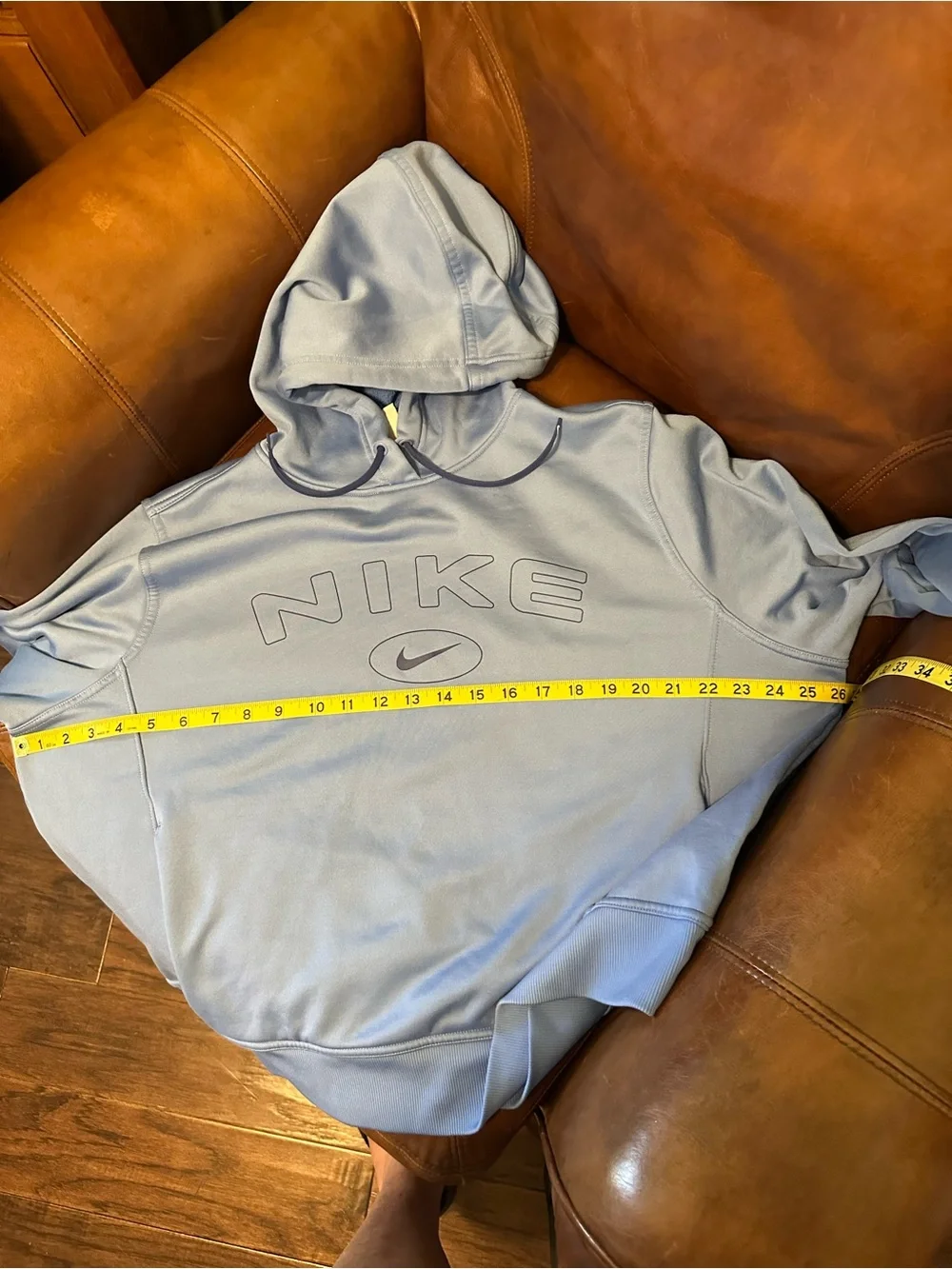 Nike - Hydrogen Blue Therma-Fit Logo Hoodie - Women’s XXL